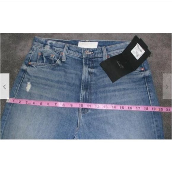 NWT Mother High Waisted Rider Ankle Jeans Far Beyond the Sky 30 - Picture 12 of 12